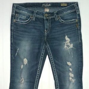 Silver Berkley Surplus Bootcut Jeans, 30X31
